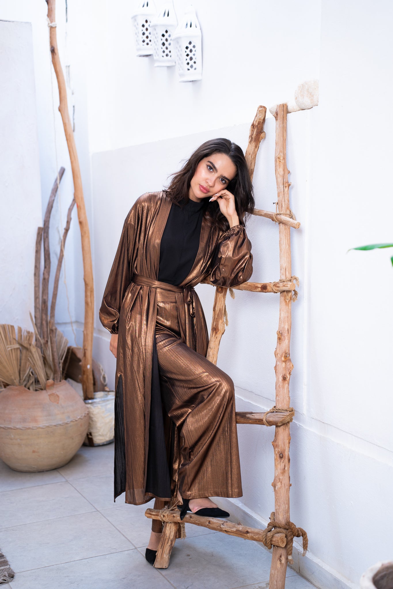 Metallic set