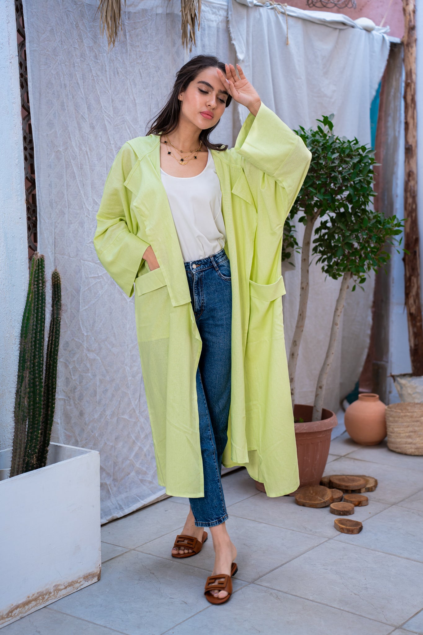 Lime cardigan
