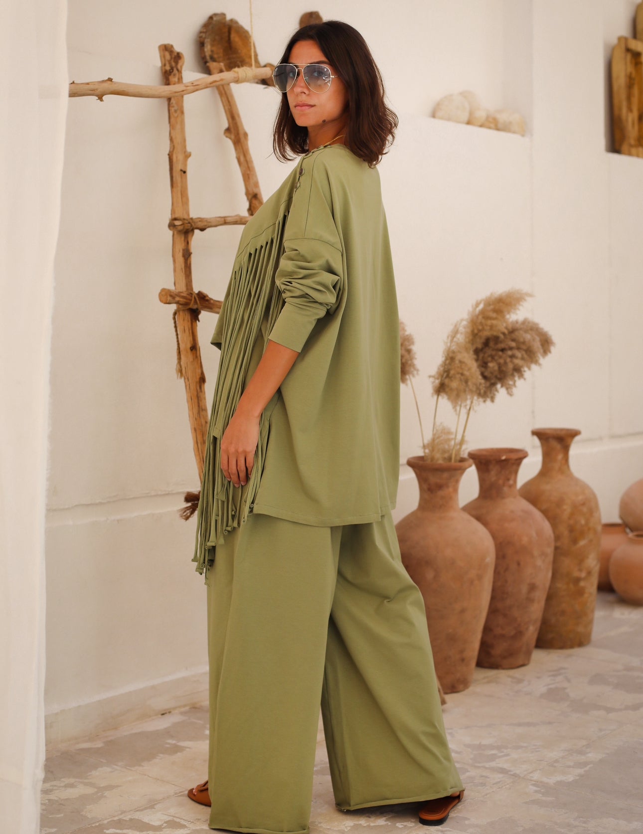 Cotton fringes set