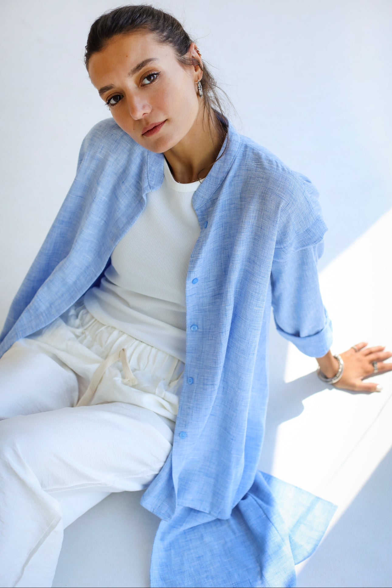 Ella blue shirt