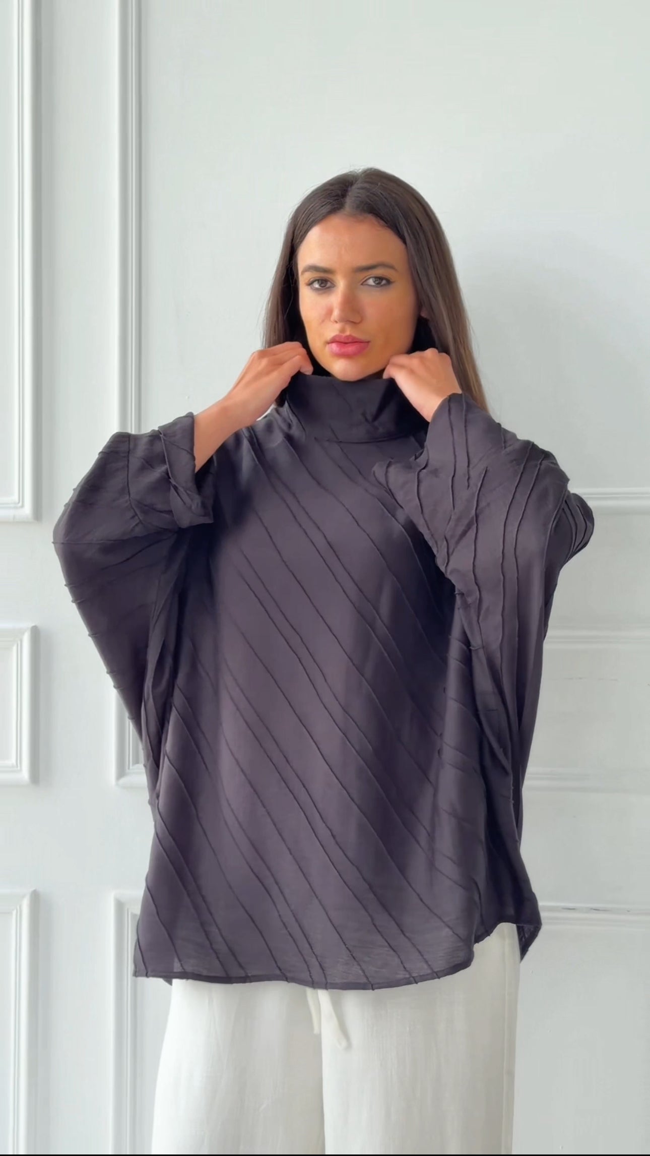 Asymmetrical black top