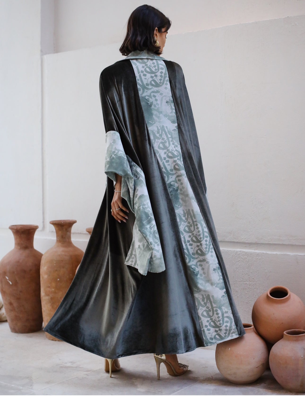 Olive green Kaftan