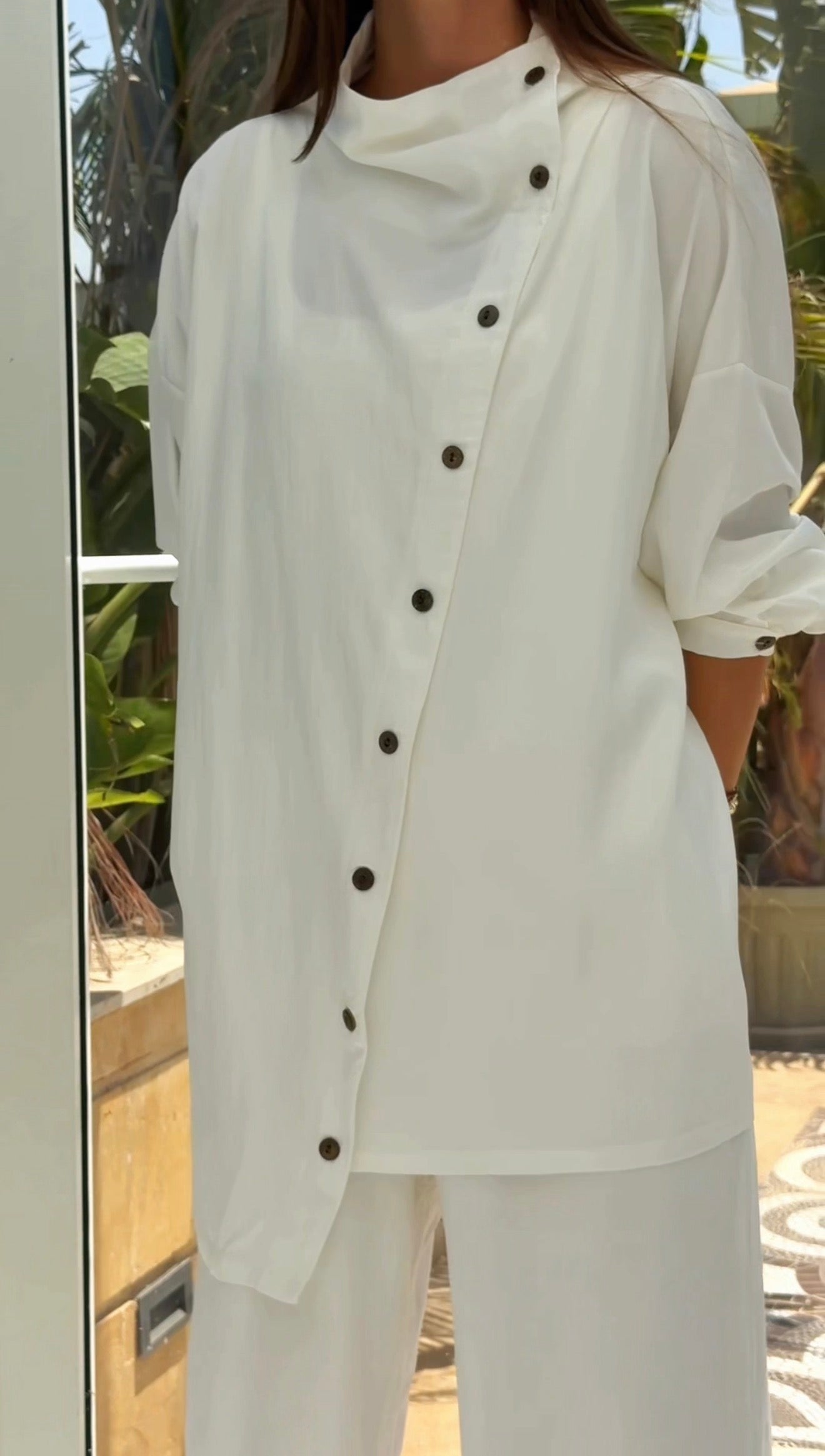 Jasmine asymmetrical top