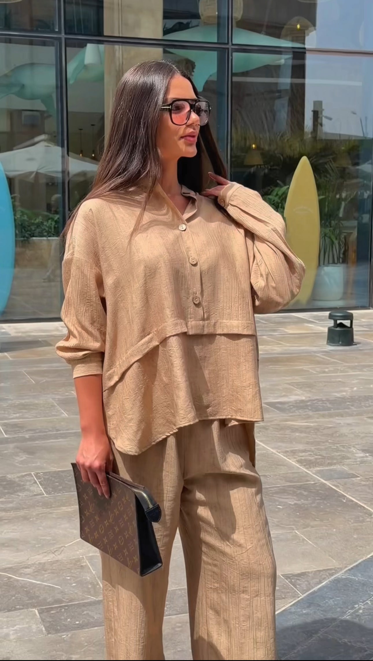 Dark beige set