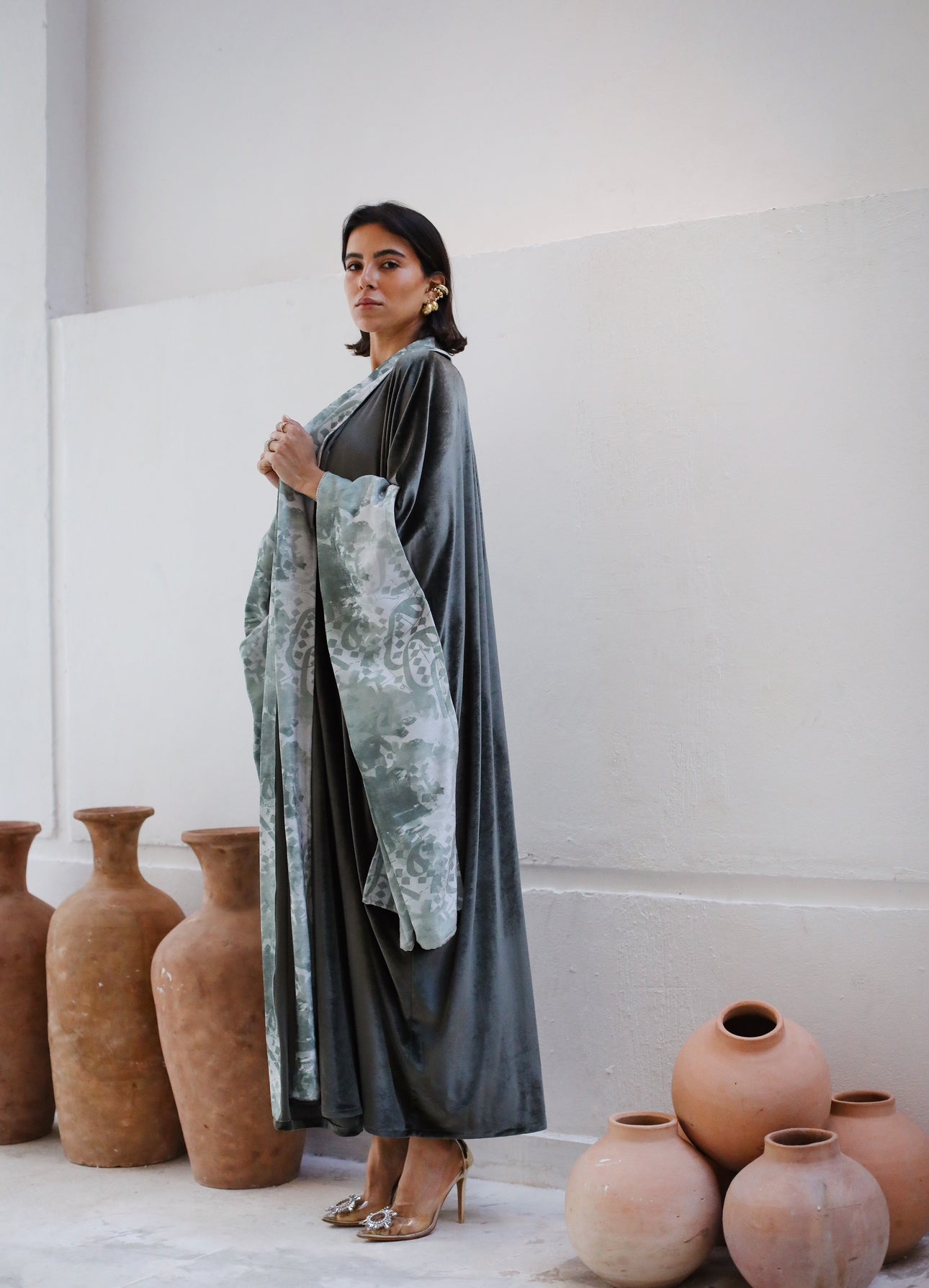 Olive green Kaftan