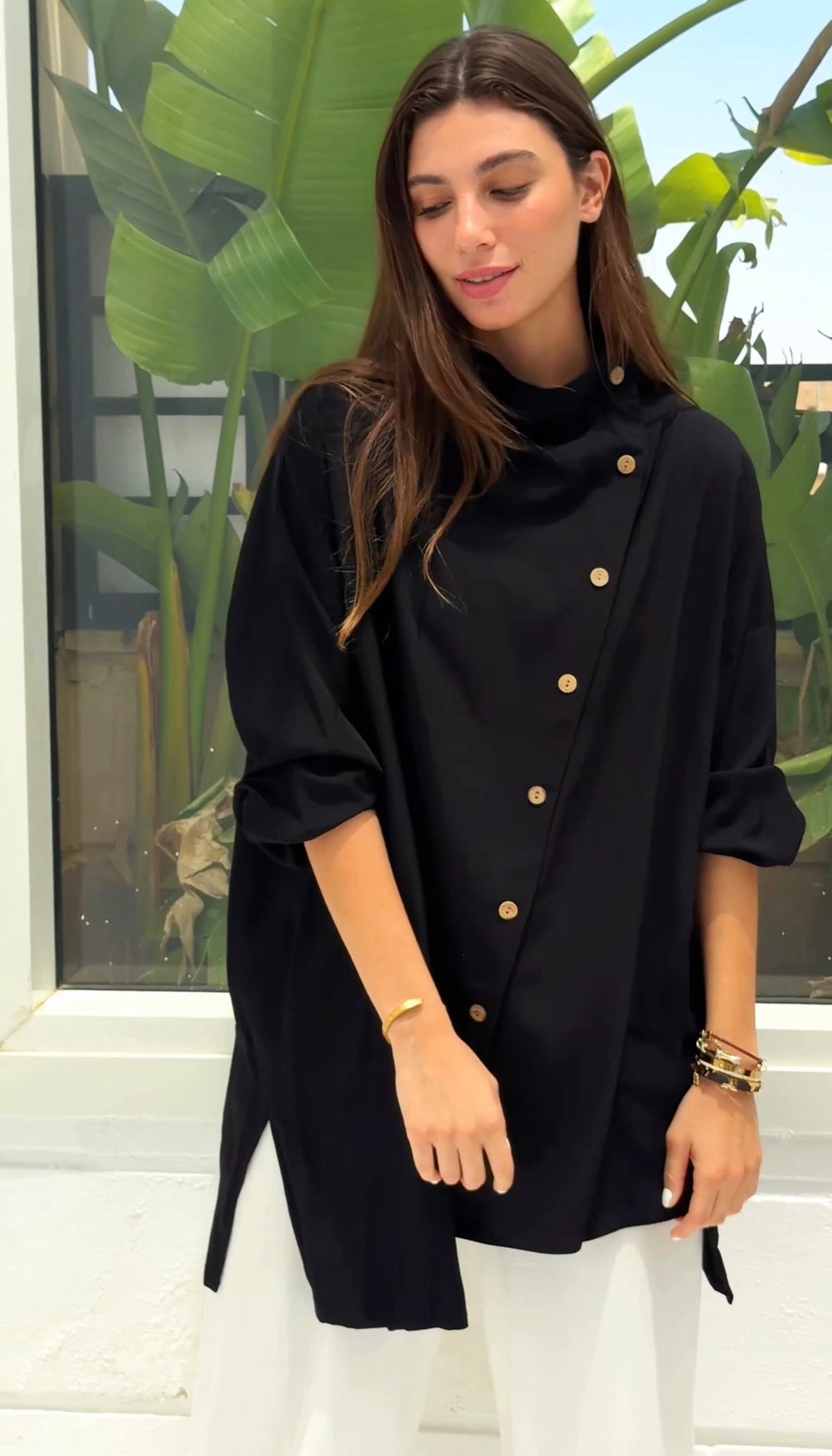 Jasmine asymmetrical top