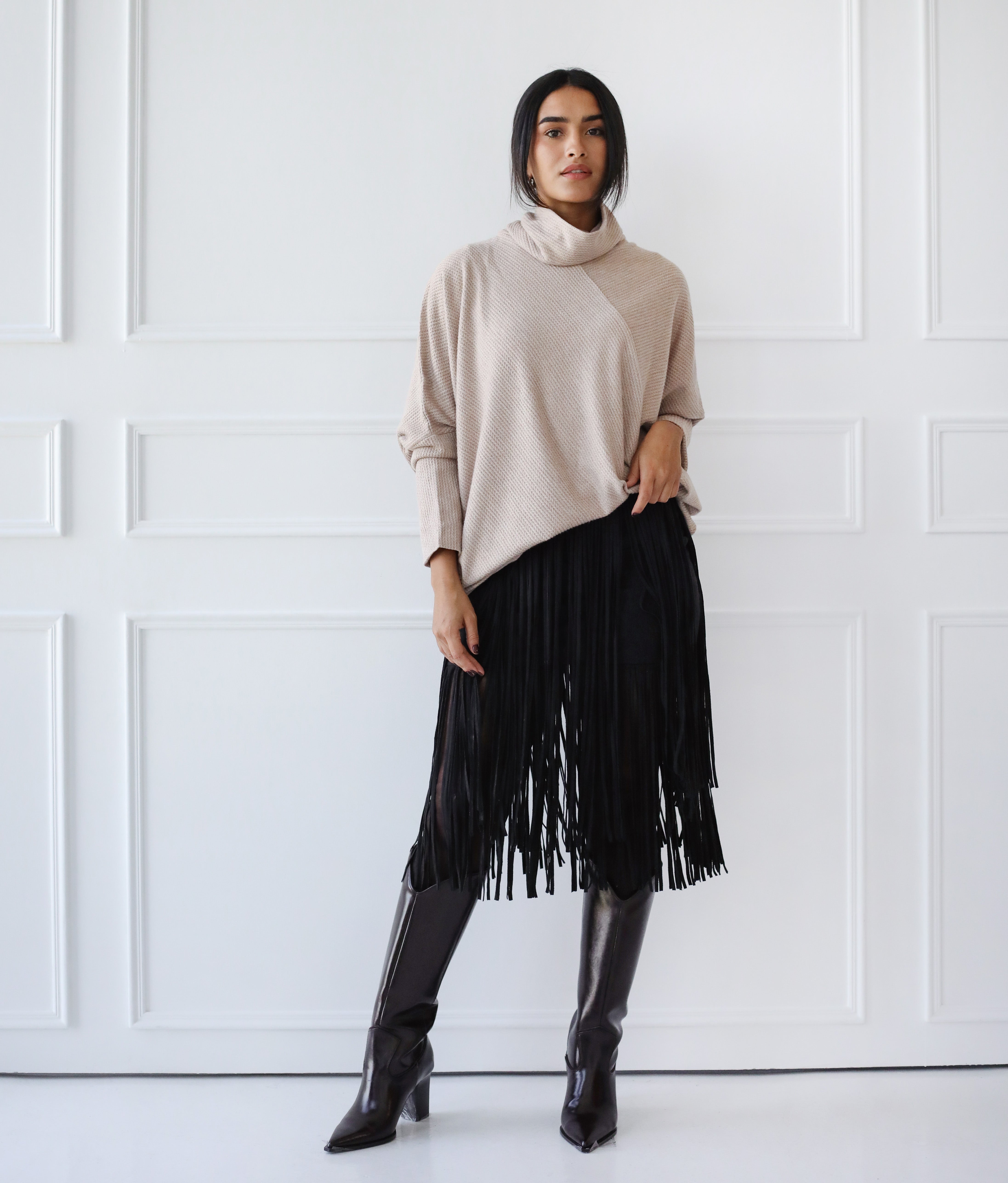 Basic beige pullover