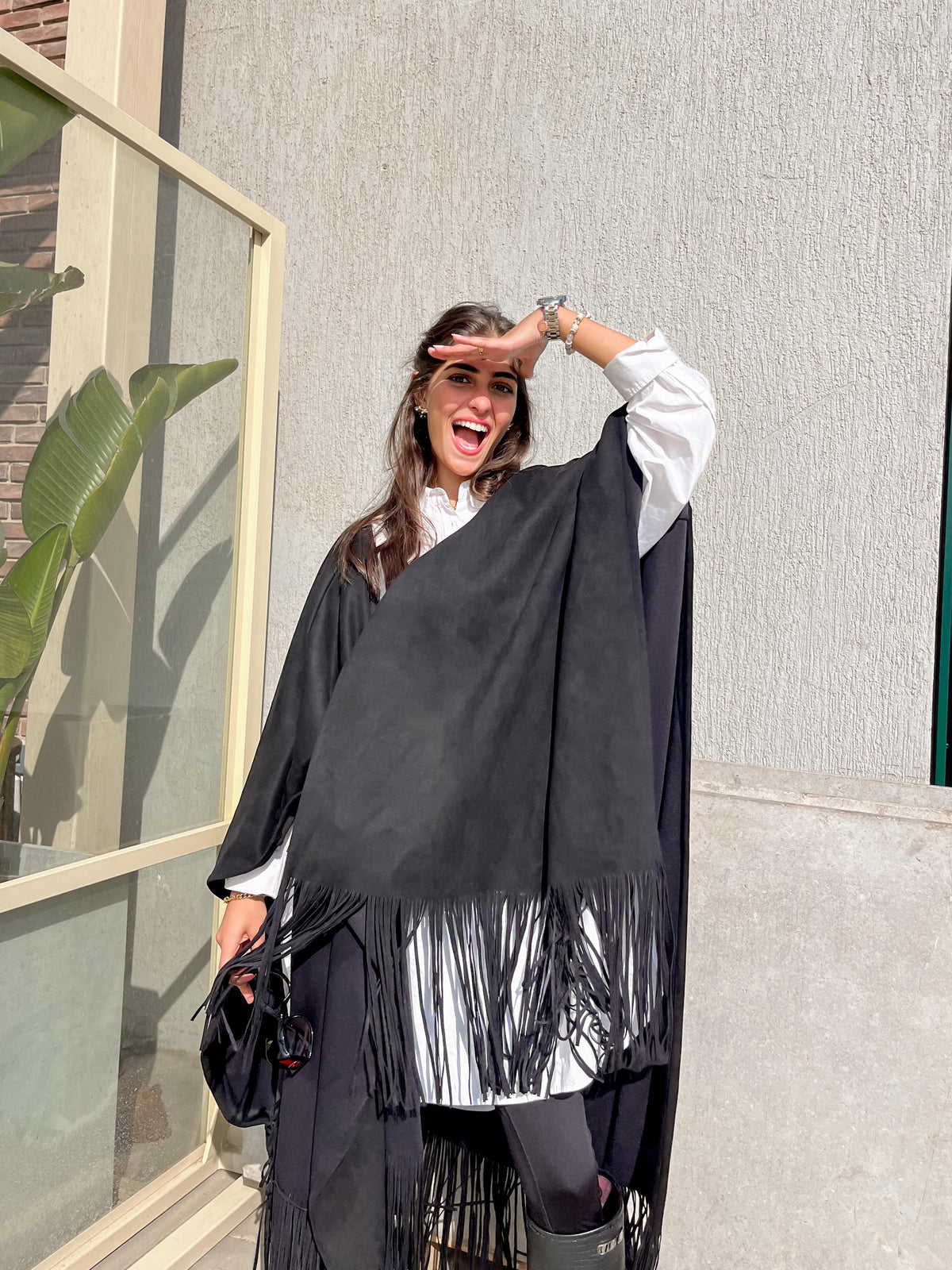 Fringes cape
