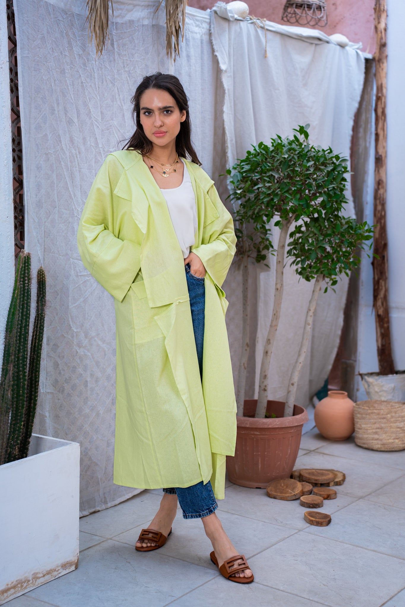 Lime cardigan