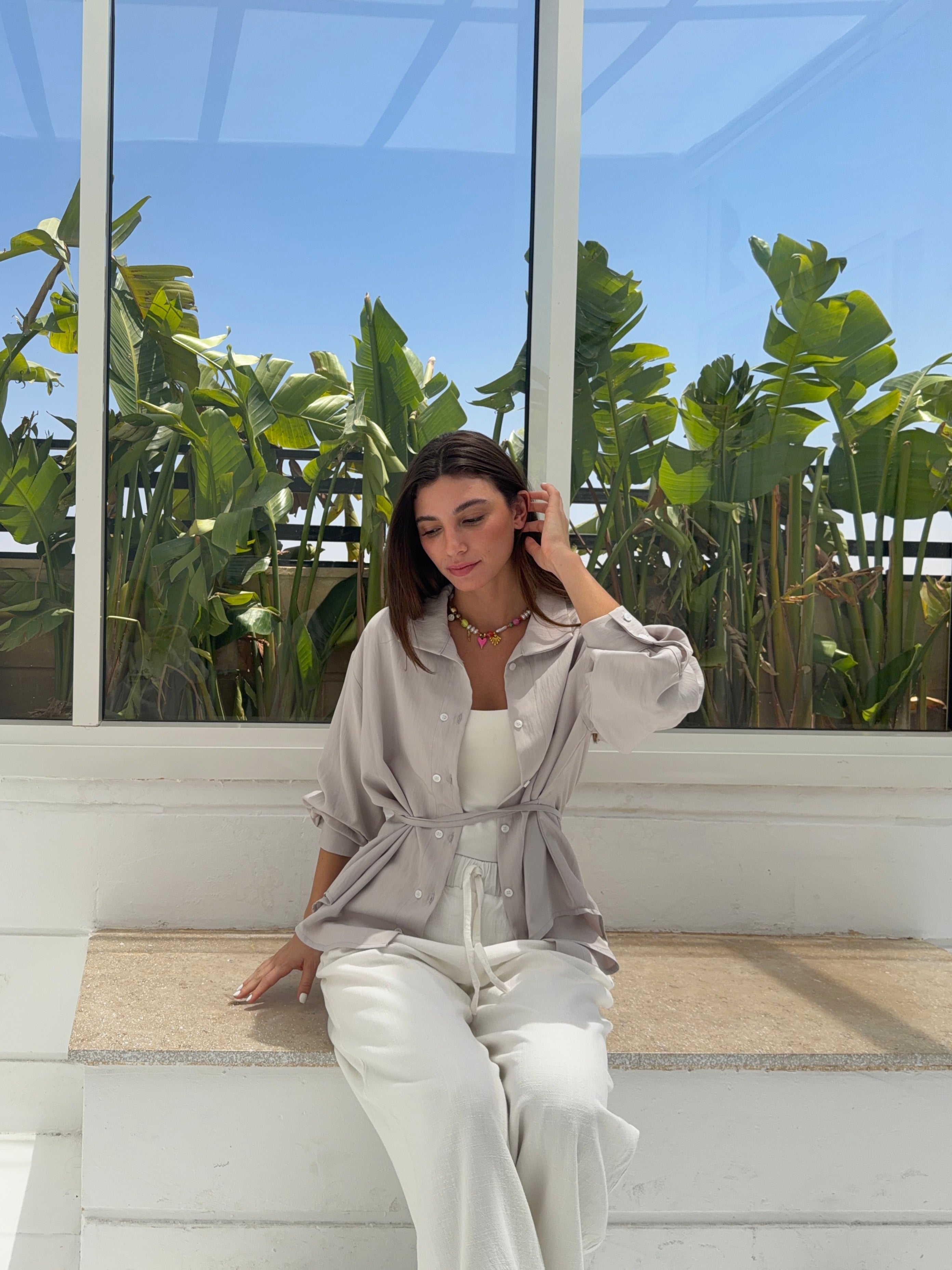 Double buttons shirt