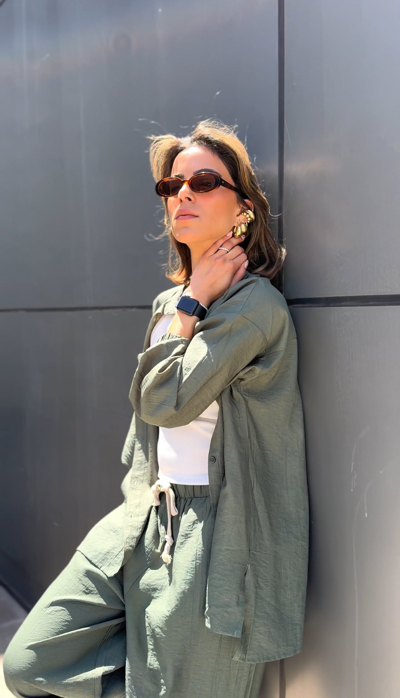 Olive green set