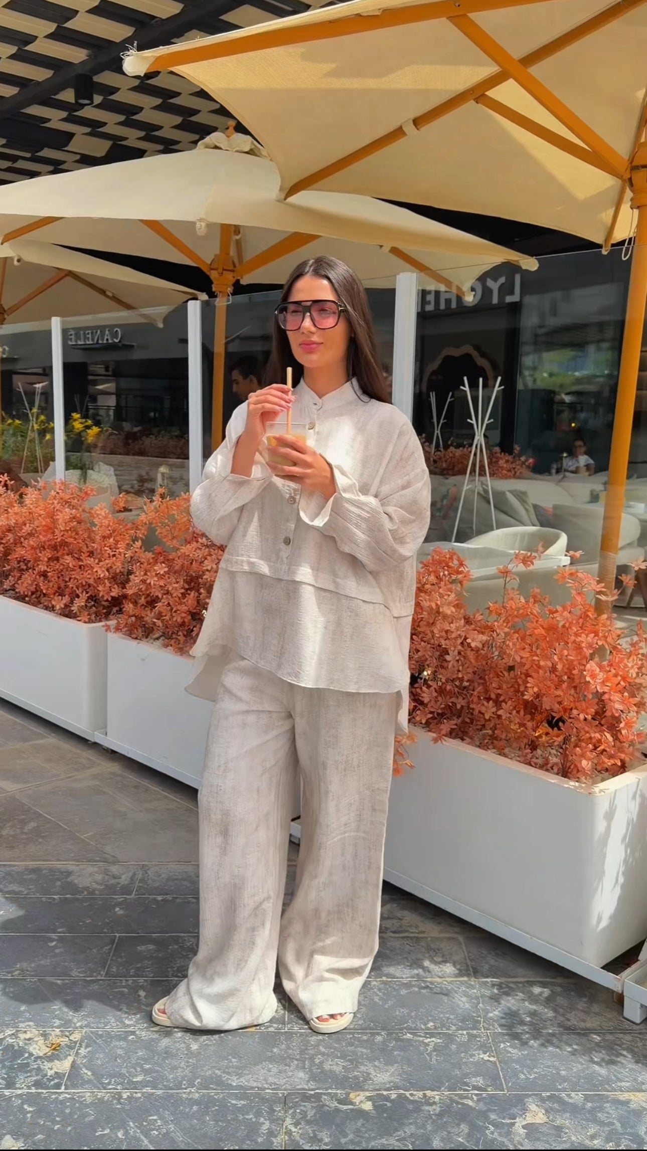 Beige co-ord set