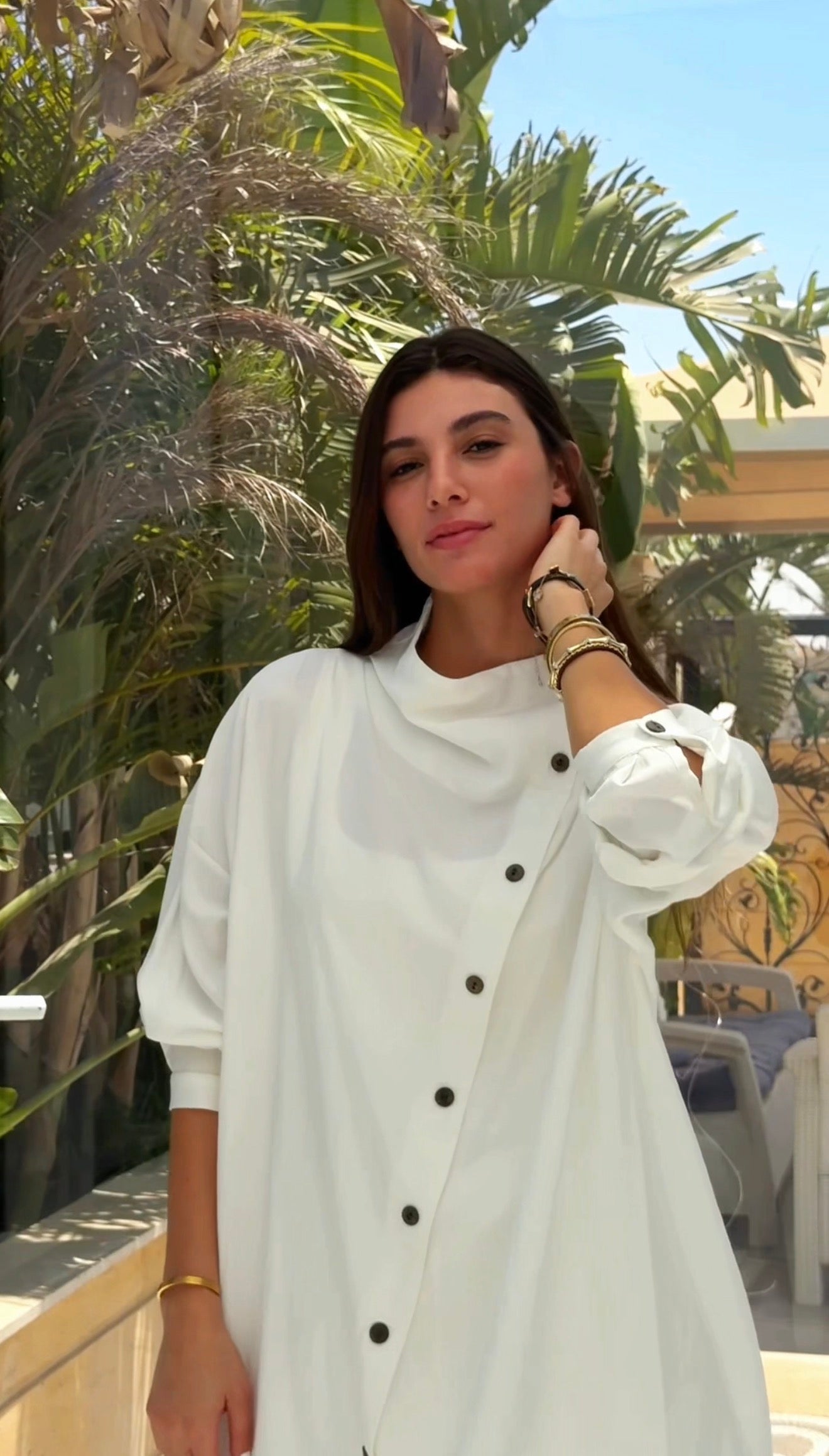 Jasmine asymmetrical top