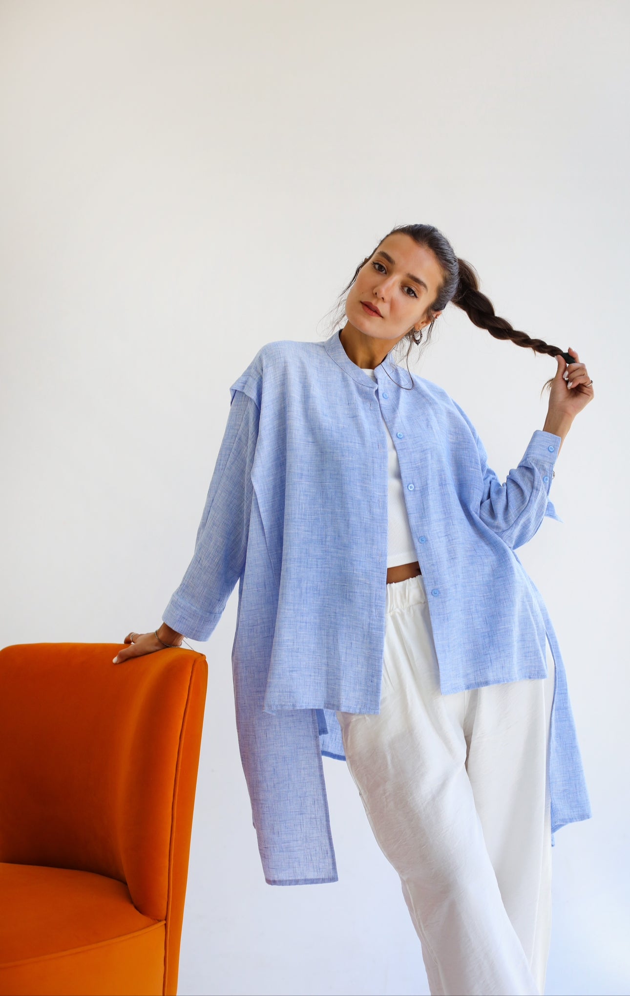 Ella blue shirt